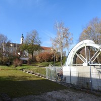 Wasserrad am Gymnasium Ochsenhausen
